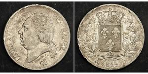 5 Franc Kingdom of France (1815-1830) Argento 