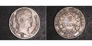 5 Franc Primo Impero francese (1804-1814) Argento Napoleone Bonaparte(1769 - 1821)