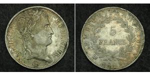 5 Franc Primo Impero francese (1804-1814) Argento Napoleone Bonaparte(1769 - 1821)