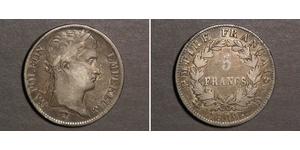 5 Franc Primo Impero francese (1804-1814) Argento Napoleone Bonaparte(1769 - 1821)