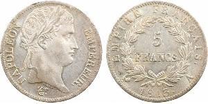 5 Franc Primo Impero francese (1804-1814) Argento Napoleone Bonaparte(1769 - 1821)