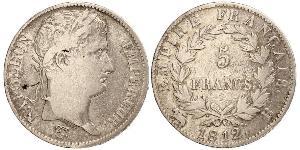 5 Franc Primo Impero francese (1804-1814) Argento Napoleone Bonaparte(1769 - 1821)