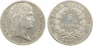 5 Franc Primo Impero francese (1804-1814) Argento Napoleone Bonaparte(1769 - 1821)