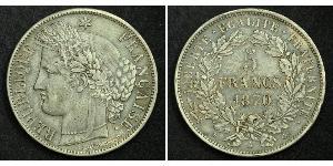 5 Franc Seconda Repubblica francese (1848-1852) Argento 