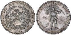 5 Franc Svizzera Argento 