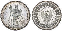 5 Franc Svizzera Argento 