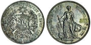 5 Franc Svizzera Argento 