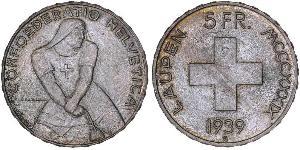 5 Franc Svizzera Argento 