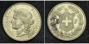 5 Franc Svizzera Argento 