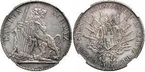 5 Franc Svizzera Argento 