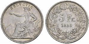 5 Franc Svizzera Argento 