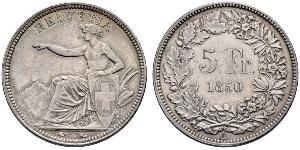 5 Franc Svizzera Argento 