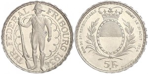 5 Franc Svizzera Argento 