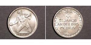5 Franc Svizzera Argento 