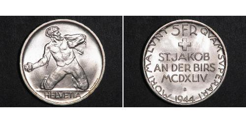 5 Franc Svizzera Argento 