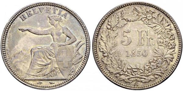 5 Franc Svizzera Argento 