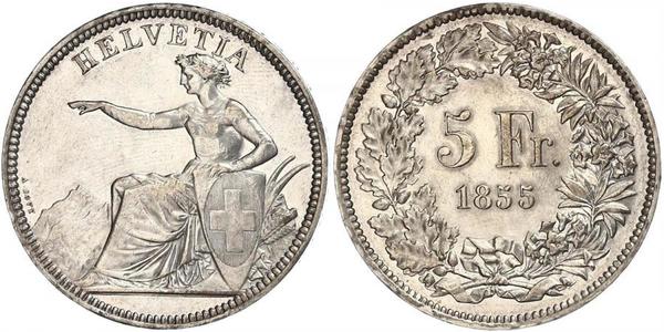 5 Franc Svizzera Argento 