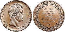 5 Franc Monarchie de Juillet (1830-1848) Bronze Louis-Philippe I (1773 -1850)