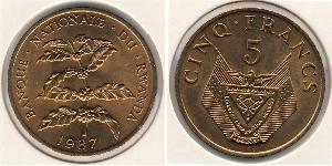 5 Franc Rwanda Bronzo 