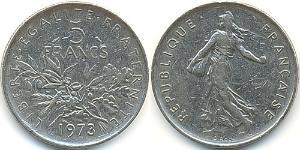 5 Franc Cinquième République (1958 - ) Cuivre/Nickel 