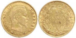 5 Franc Zweites Kaiserreich (1852-1870) Gold Napoleon III (1808-1873)