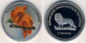 5 Franc República Democrática del Congo Níquel/Cobre 