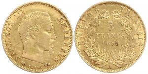 5 Franc Second Empire (1852-1870) Or Napoleon III (1808-1873)