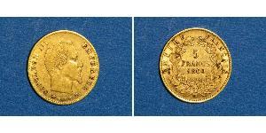 5 Franc Second Empire (1852-1870) Or Napoleon III (1808-1873)