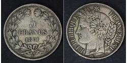 5 Franc Francia Plata 