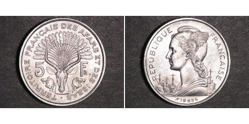 5 Franc French West Africa (1895-1958) Plata 