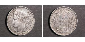 5 Franc Segunda República Francesa (1848-1852) Plata 