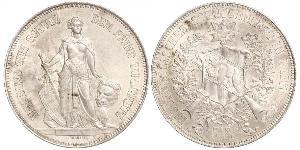 5 Franc Suiza Plata 