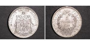 5 Franc Tercera República Francesa (1870-1940)  Plata 