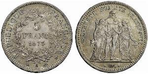 5 Franc Dritte Französische Republik (1870-1940)  Silber 