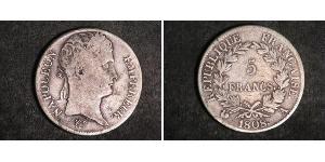 5 Franc Erstes Kaiserreich (1804-1814) Silber Napoleon Bonaparte(1769 - 1821)