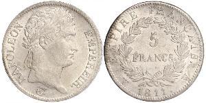 5 Franc Erstes Kaiserreich (1804-1814) Silber Napoleon Bonaparte(1769 - 1821)