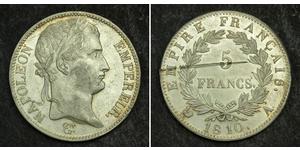 5 Franc Erstes Kaiserreich (1804-1814) Silber Napoleon Bonaparte(1769 - 1821)