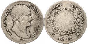 5 Franc Erstes Kaiserreich (1804-1814) Silber Napoleon Bonaparte(1769 - 1821)