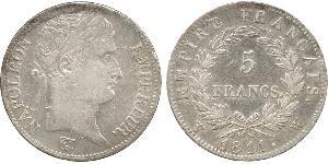 5 Franc Erstes Kaiserreich (1804-1814) Silber Napoleon Bonaparte(1769 - 1821)