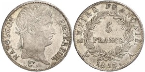 5 Franc Erstes Kaiserreich (1804-1814) Silber Napoleon Bonaparte(1769 - 1821)