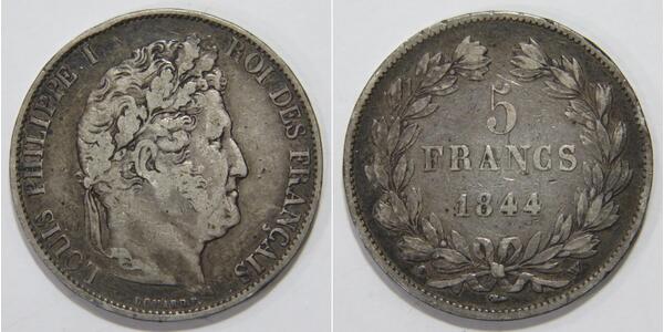5 Franc Julimonarchie (1830-1848) Silber Louis-Philippe I (1773 -1850)