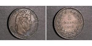 5 Franc Julimonarchie (1830-1848) / Frankreich Silber Louis-Philippe I (1773 -1850)