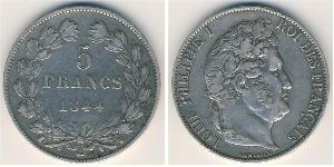 5 Franc Julimonarchie (1830-1848) / Frankreich Silber Louis-Philippe I (1773 -1850)