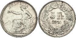 5 Franc Schweiz Silber 