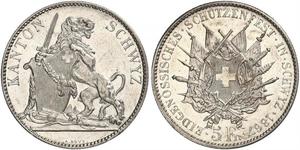 5 Franc Schweiz Silber 