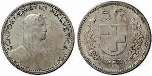 5 Franc Schweiz Silber 