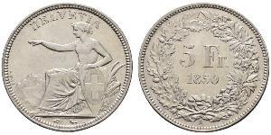 5 Franc Schweiz Silber 