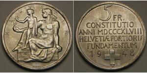 5 Franc Schweiz Silber 