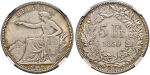 5 Franc Schweiz Silber 