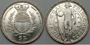 5 Franc Schweiz Silber 